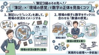 簿記3級のその先へ！ 「簿記」×「現場の感覚」で数字の正体を見抜くコツ