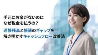「手元にお金がないのに、なぜ税金を払うの?」通帳残高と帳簿のギャップを解き明かすキャッシュフロー改善法